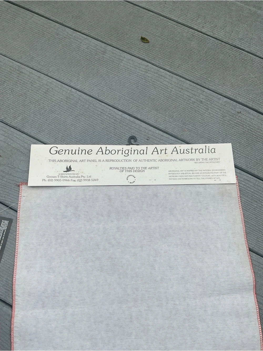 Vintage Original Australia Aboriginal Art Danny Eastwood 16.5” x 20”